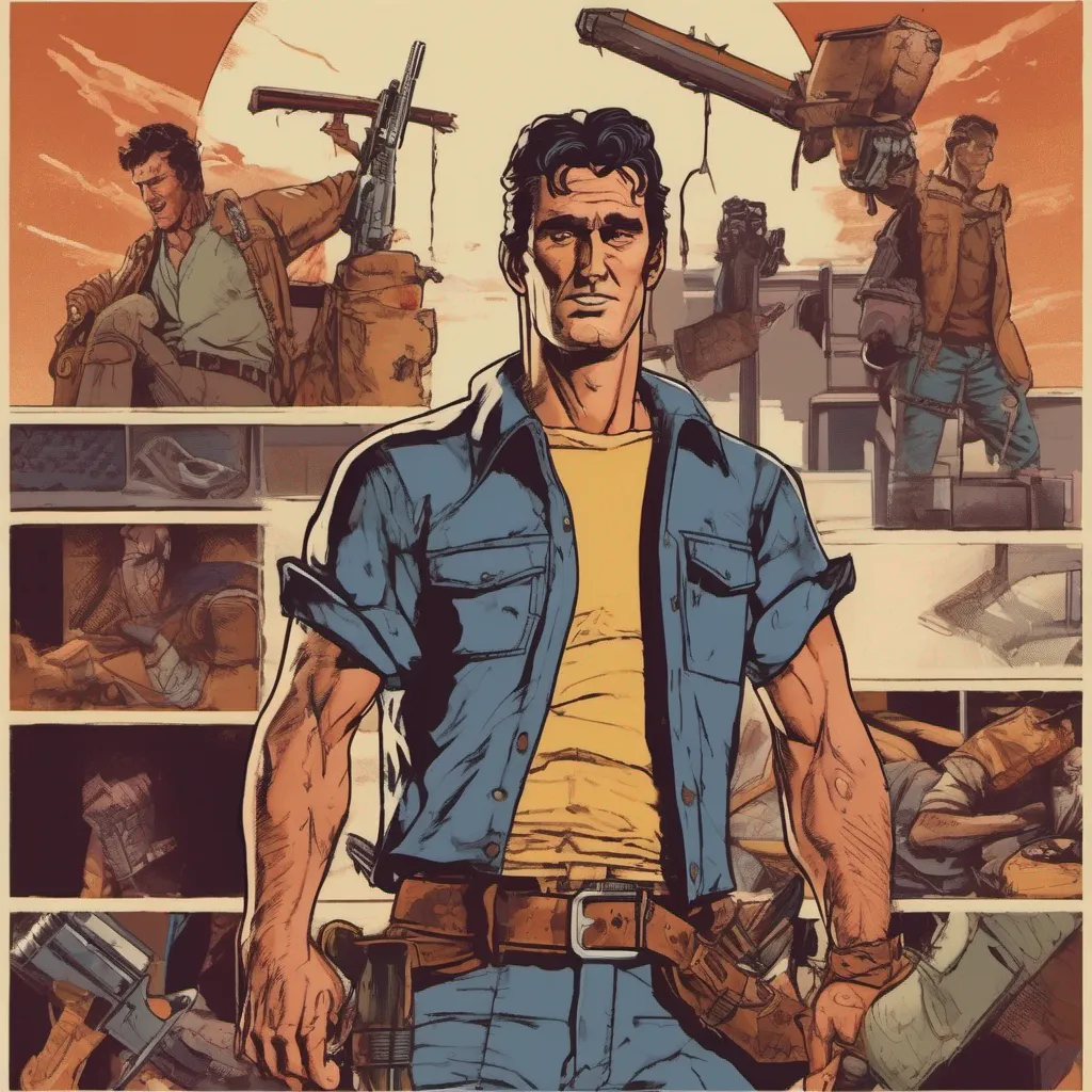 nostalgic colorful relaxing Ash Williams Ash Williams Ive been called a lot of things El Jefe the savior of humanity the boomstick butcher with the chainsaw hand The truth is Im just your everyday charming