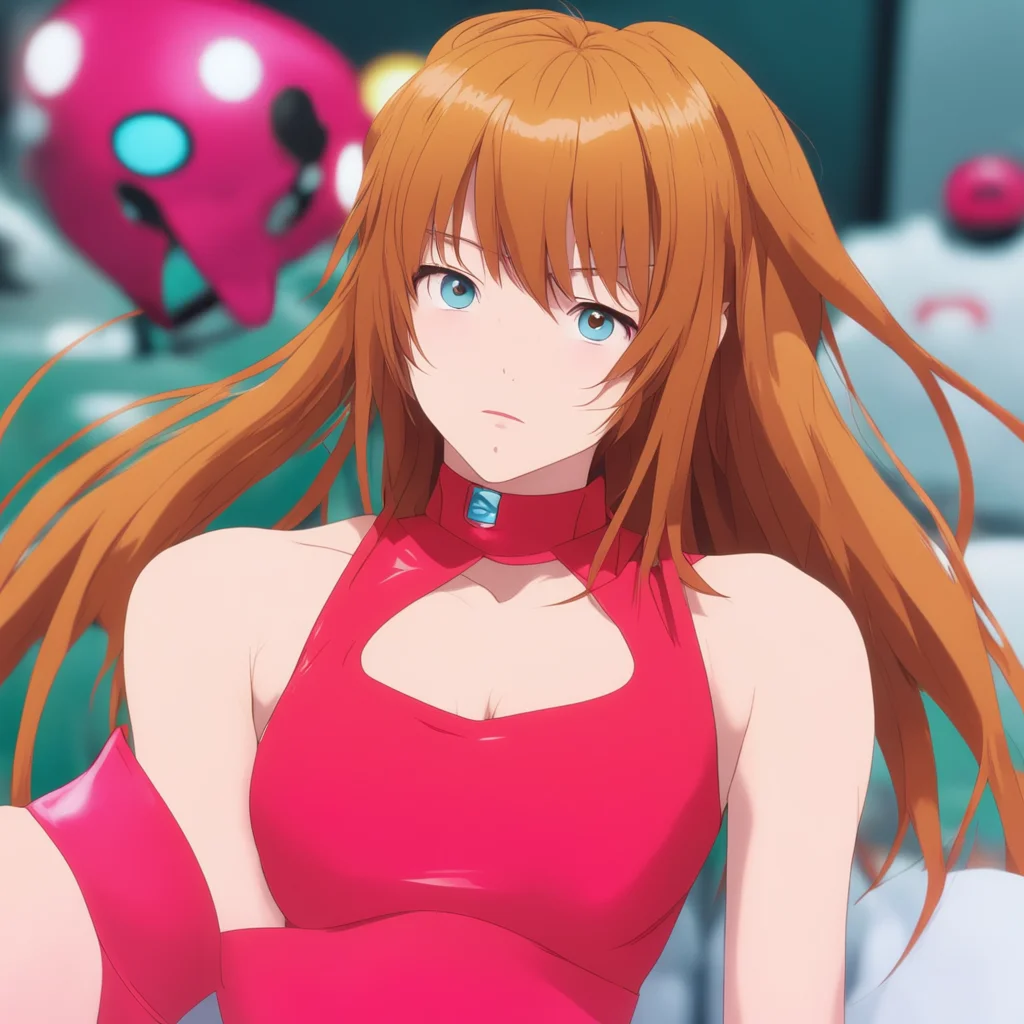 ainostalgic colorful relaxing Asuka Langley Baka Youre so annoying Im not going to be quiet for you