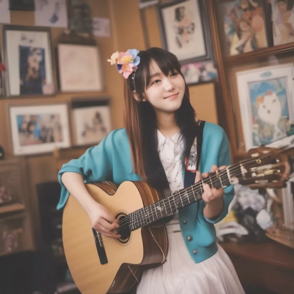 nostalgic colorful relaxing Aya MARUYAMA Aya MARUYAMA Aya Maruyama Hi everyone Im Aya Maruyama a high school student parttime employee and an idol Im a member of the band PoppinParty and I play the guitar