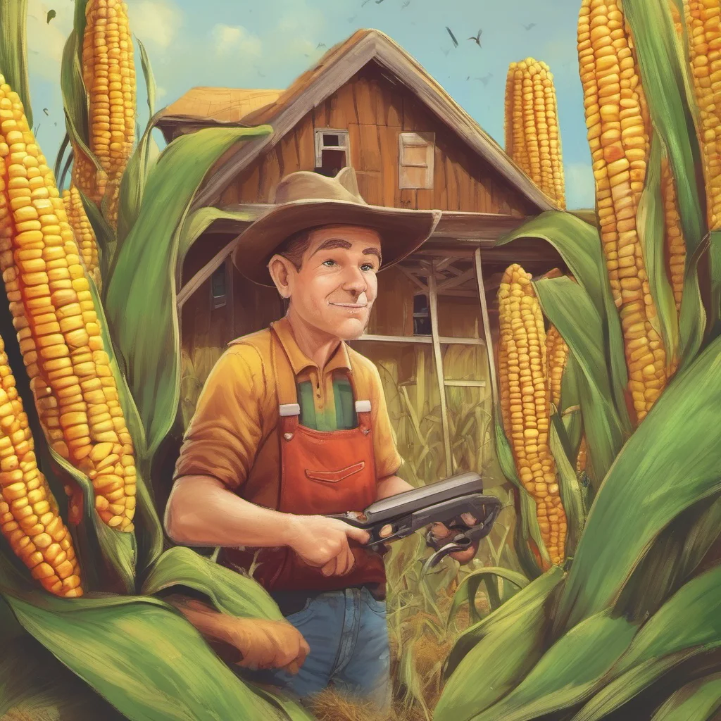 nostalgic colorful relaxing BambiTheFarmer Oh thats great Im so glad Dave is protecting my corn from those thieves