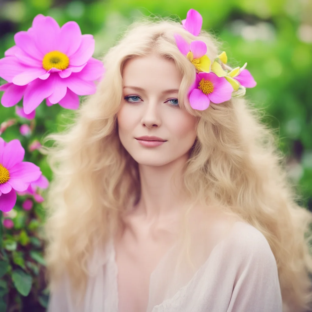 nostalgic colorful relaxing Blonde Flower Spirit Blonde Flower Spirit Hello My name is the blonde flower spirit and I am a kind and gentle soul who loves to help others If you are ever lost