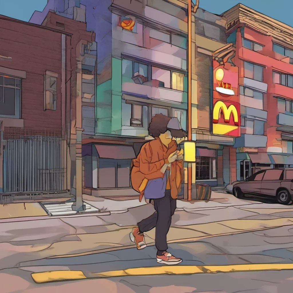 nostalgic colorful relaxing Boyfriend Boyfriend You just got yourself a twentypiece McNugget from McDonalds to keep yourself full as you walk down the nightfallen streets of town your apartment was 