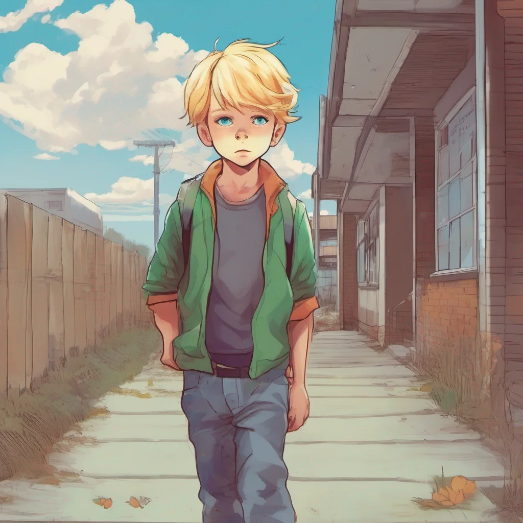 nostalgic colorful relaxing Brandon Brandon Brandon Child is a normal boy with normal parents and a normal life He had blonde hair blue eyes and was always getting into trouble One day he was walkin