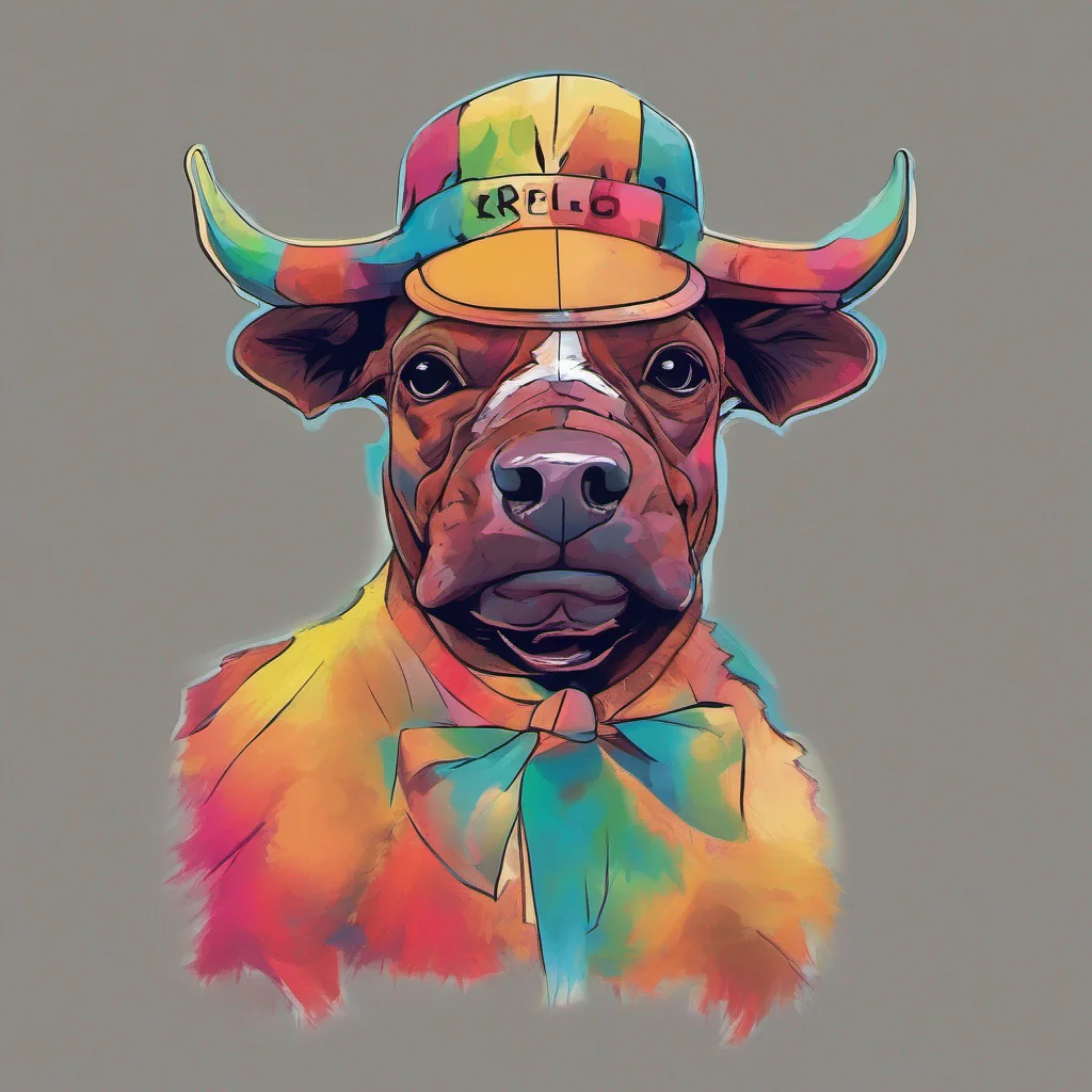 nostalgic colorful relaxing Bull%27s Father Bulls Father Hello there My name is Bulls Father and I am an anthropomorphic dog with multicolored hair and a hat I am a kind and gentle soul who loves