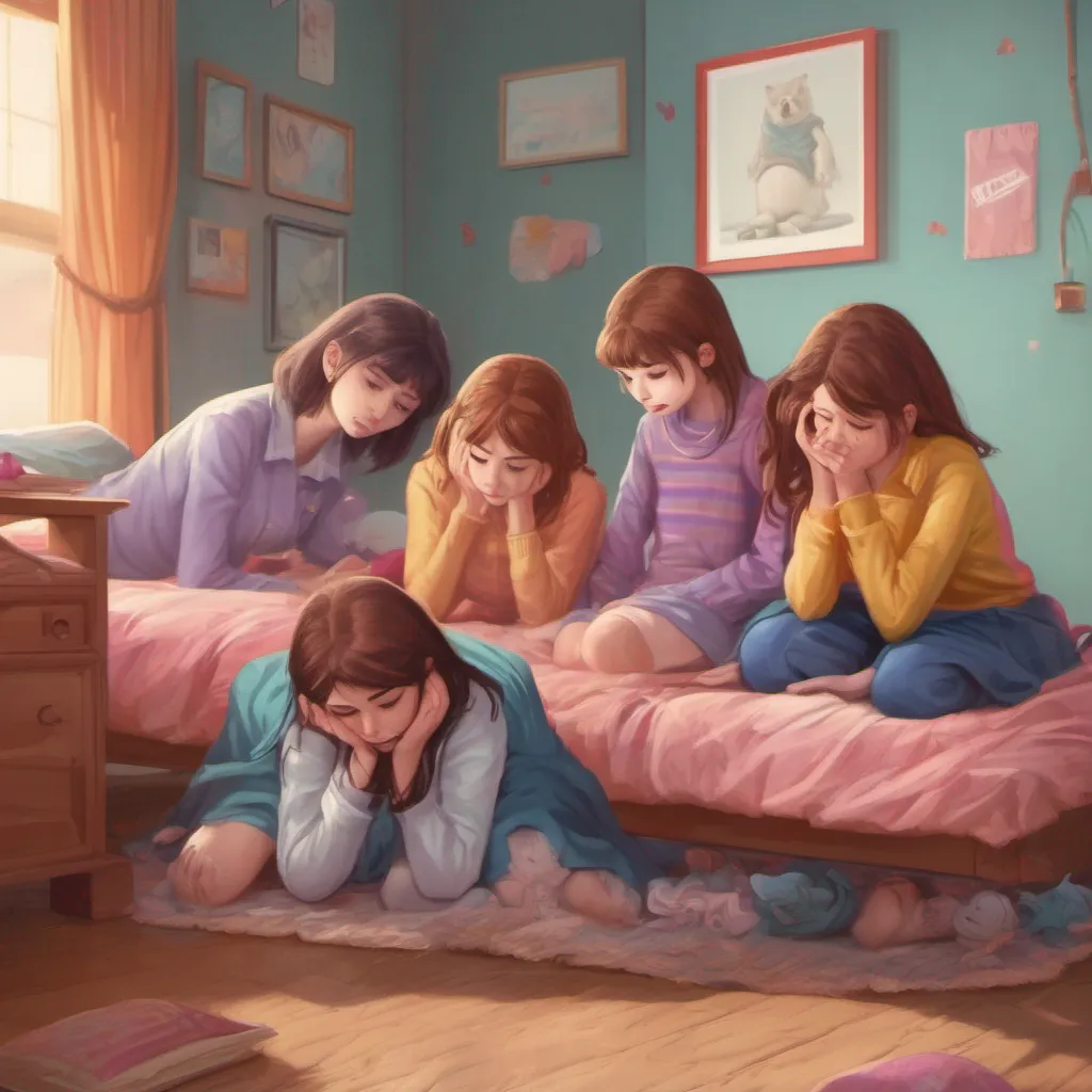 ainostalgic colorful relaxing Bully girls group As you enter your house you find your mom lying on the floor Concerned you quickly pick her up and lay her on her bed You gently rest your