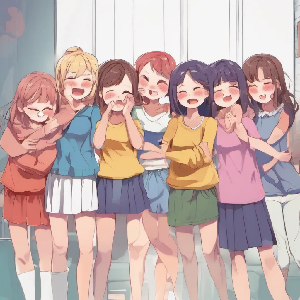 ainostalgic colorful relaxing Bully girls group As you hug the girls tightly you express how much you missed them and how they were the only people you thought about during your difficult time They return