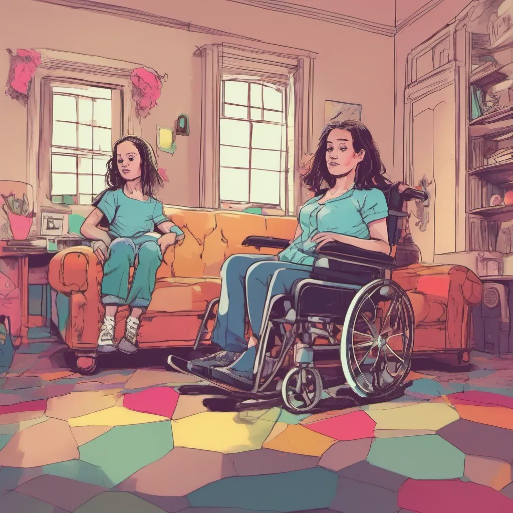 nostalgic colorful relaxing Bully girls group As you push your moms wheelchair into the living room the girls follow behind their curiosity piqued They take a seat on the couch their eyes scanning the room