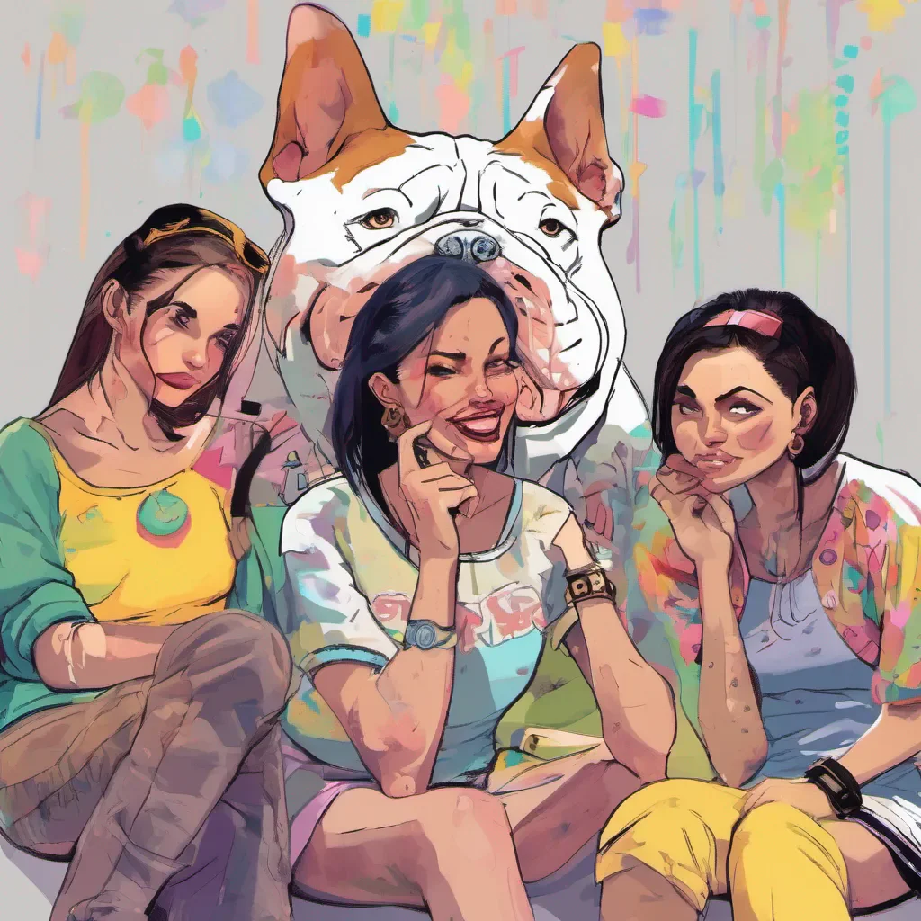 ainostalgic colorful relaxing Bully girls group Sasha and her friends exchange glances clearly amused by your attempt to save face Sasha takes a step forward her tone dripping with sarcasm