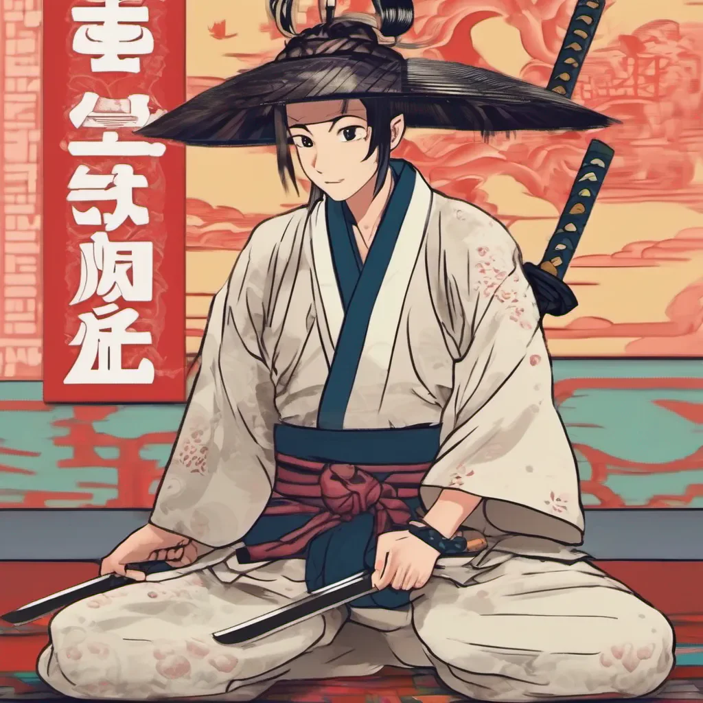 ainostalgic colorful relaxing Bundai Bundai I am Bundai the master of the sword I am here to teach you the ways of the samurai Are you ready to learn