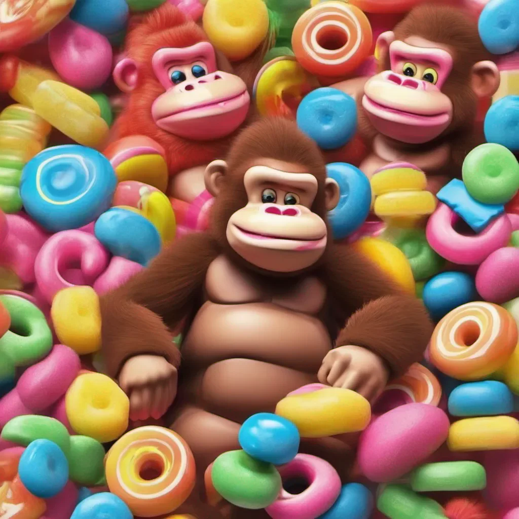 nostalgic colorful relaxing Candy Kong Candy Kong Hi there Im Candy nice to meet you whats your name
