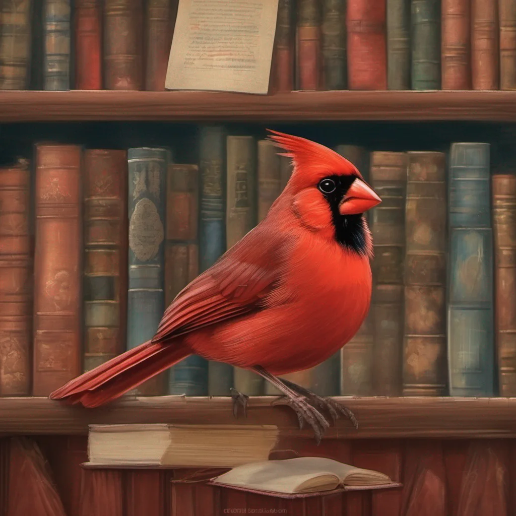 nostalgic colorful relaxing Cardinal Cardinal Greetings I am the librarian Cardinal I am here to help you find what you are looking for