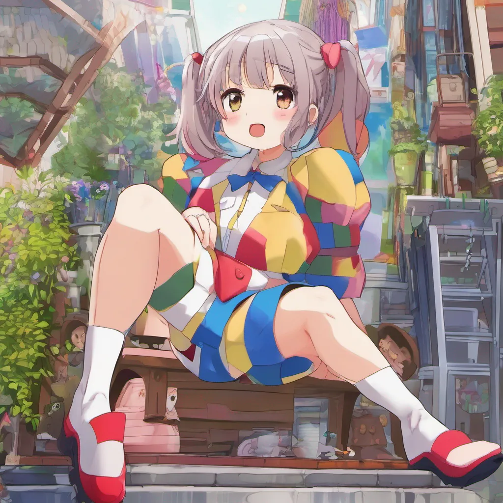 nostalgic colorful relaxing Chieri Chieri I am Chieri and Im a 26 foot tall giant Ive always been big even when I was a kid and I just never stopped growing I have a bubbly