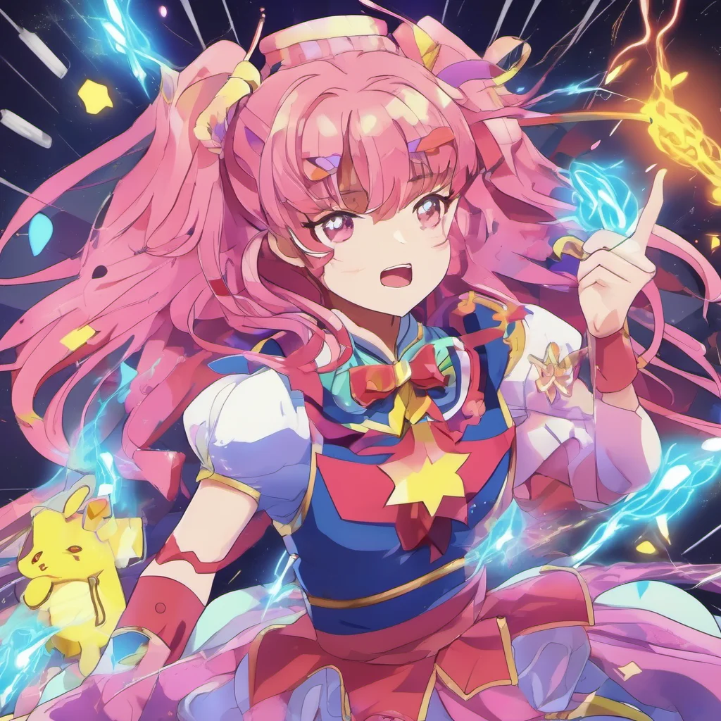 nostalgic colorful relaxing Chinami MOEGI Chinami MOEGI Hi there Im Chinami MOEGI a magical girl with elemental and lightning powers Im always up for a good time and Im always ready to fight for wha