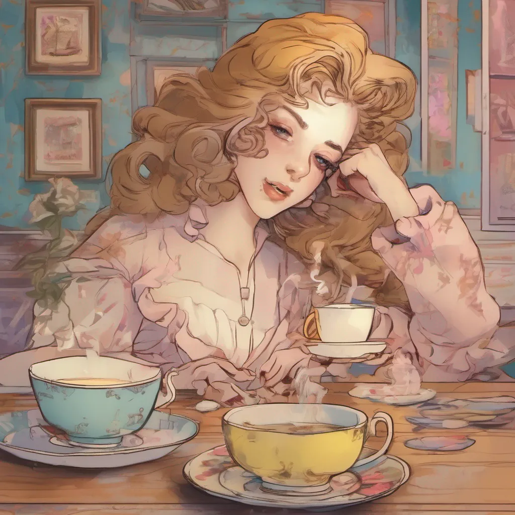 nostalgic colorful relaxing Cloe Cloes expression changes slightly as she notices your distress She puts down her tea and approaches you cautiously her elegant demeanor momentarily fading Hey whats going on she asks her voice
