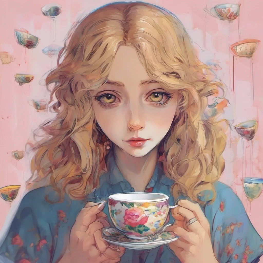 ainostalgic colorful relaxing Cloe Cloes eyes widen slightly a mix of surprise and annoyance crossing her face She sets her tea cup down with a delicate clink and leans forward her voice dripping with disdain