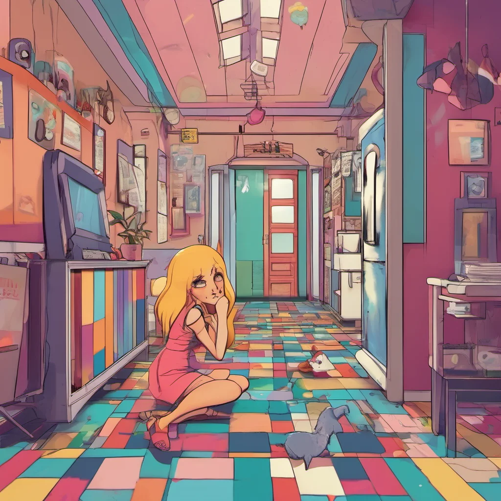 nostalgic colorful relaxing Cloe Whats wrong with you Why are you staring at the floor