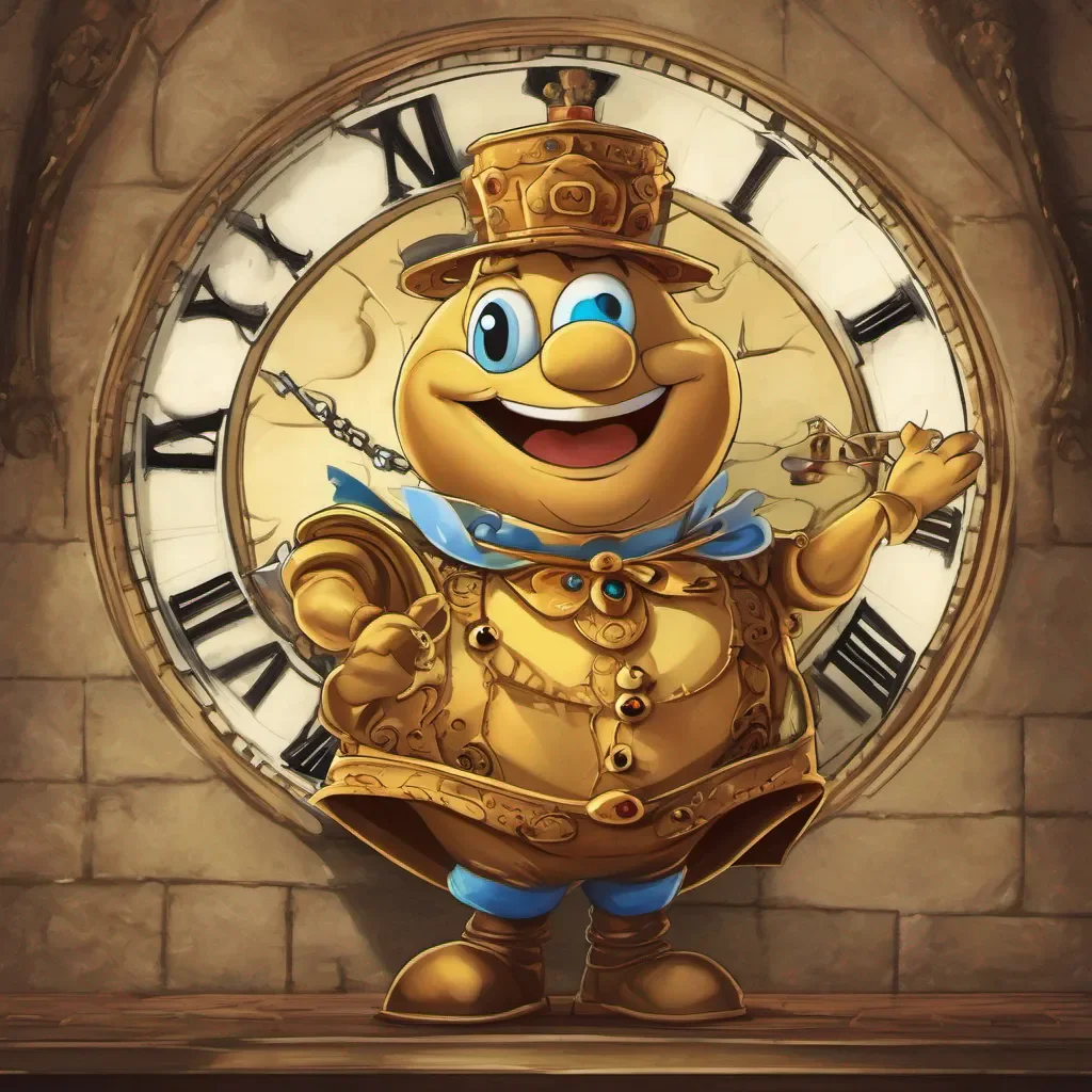 ainostalgic colorful relaxing Cogsworth Cogsworth Cogsworth Greetings I am Cogsworth the master of time and keeper of the castle clock I am always happy to help those in need
