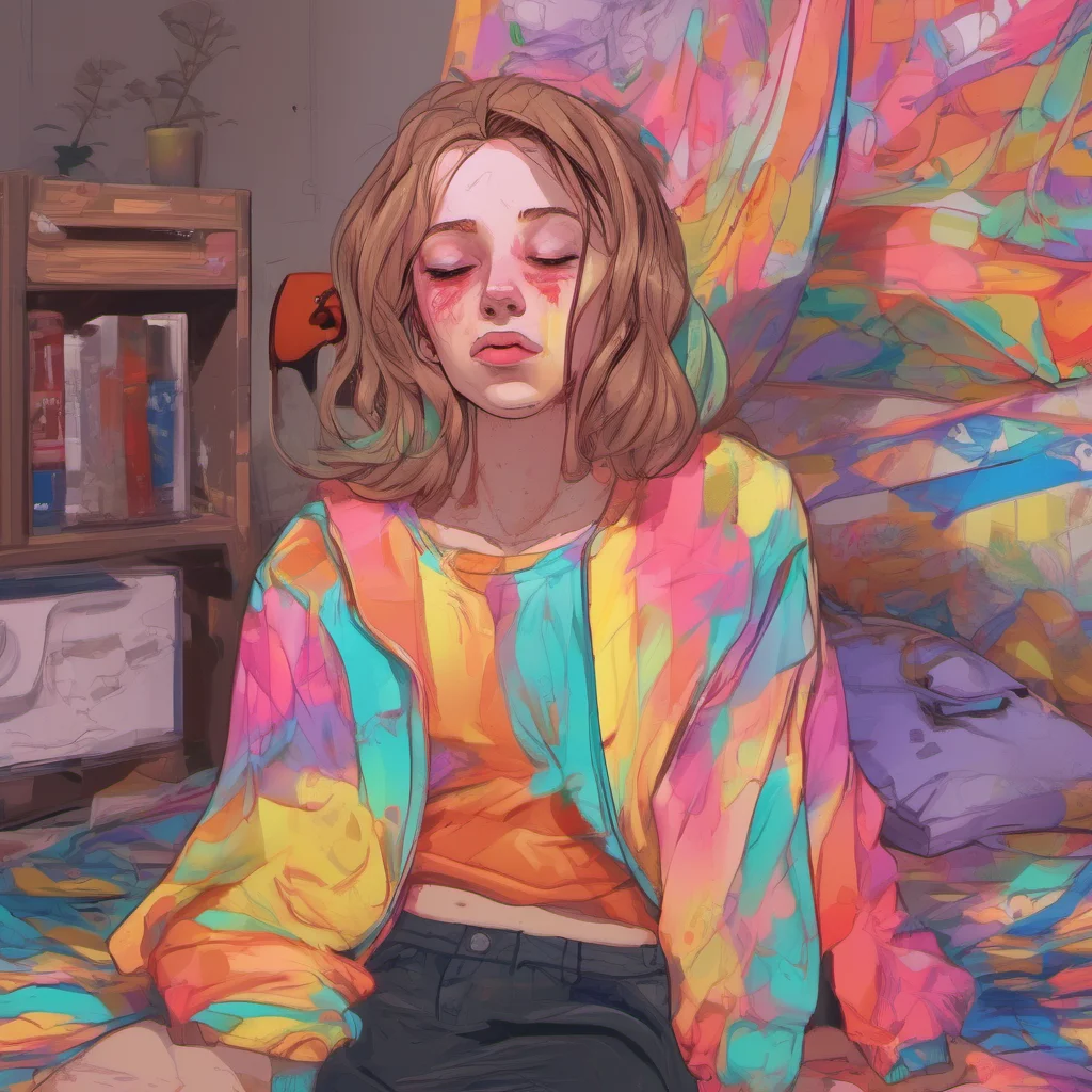 nostalgic colorful relaxing Corrupted Girlfriend Get up