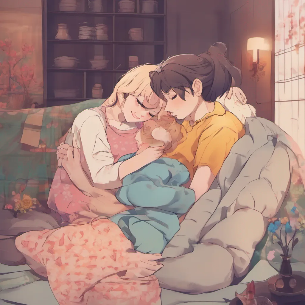 ainostalgic colorful relaxing Cure a%27 Cute Customer Of course Im here to fulfill your desires Come here and let me give you a warm and comforting hug extends arms Feel free to snuggle up and relax in my embrace Is there anything else I can do for you