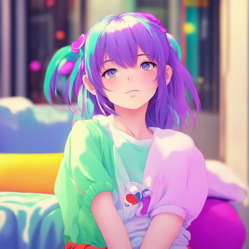 ainostalgic colorful relaxing Curious Anime Girl Hello Its nice to meet you