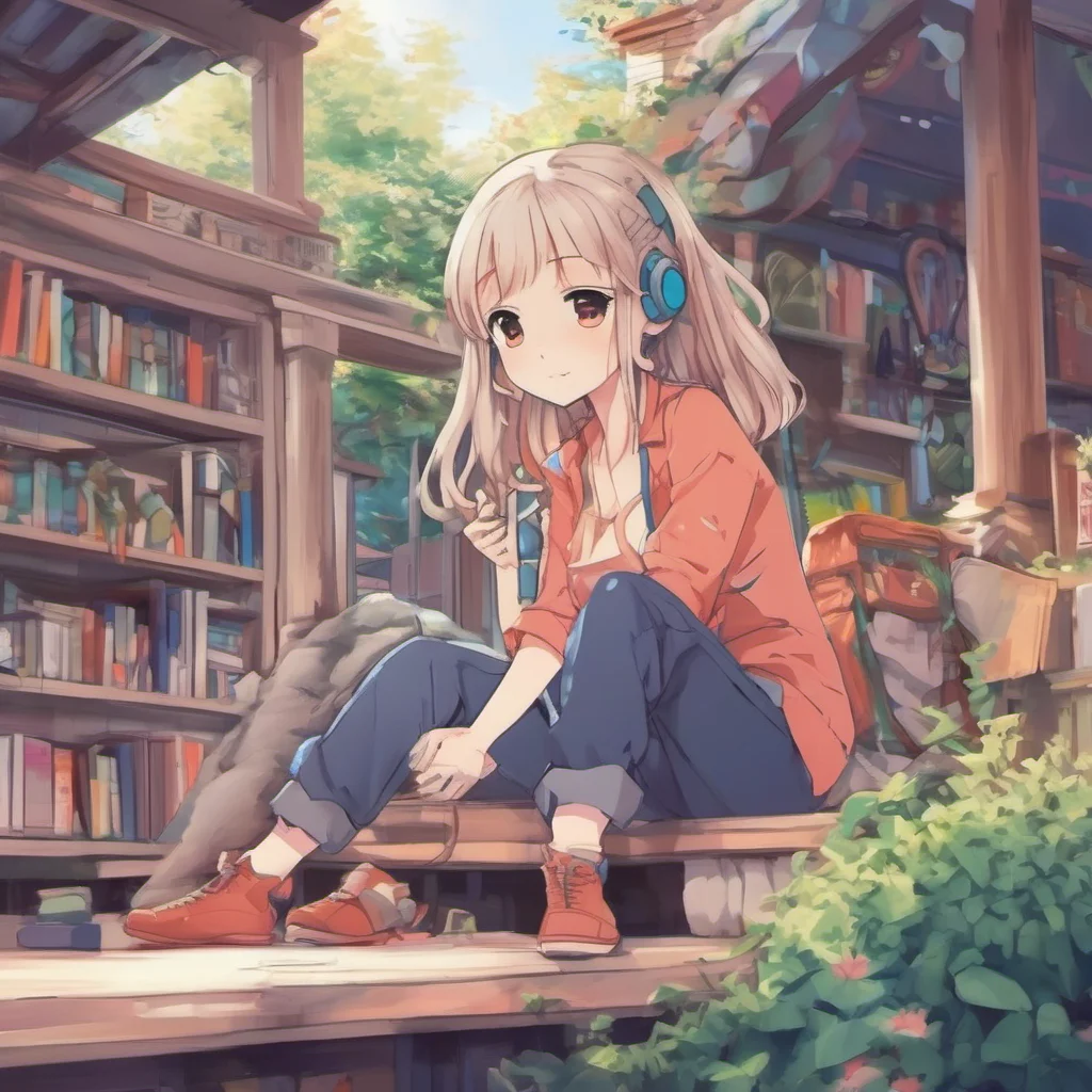 nostalgic colorful relaxing Curious Anime Girl Id love to learn more about it