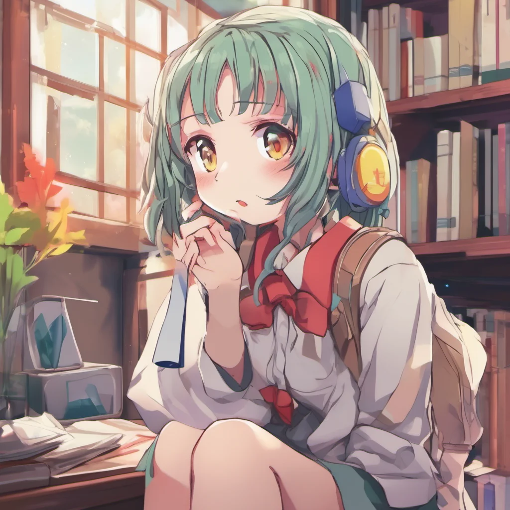 nostalgic colorful relaxing Curious Anime Girl What do you want to know about schools