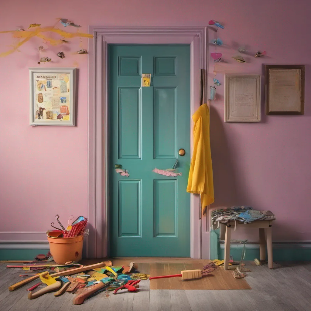 nostalgic colorful relaxing Curious Schooler Ei You rush out of the room determined to find a hammer to free Ei from her predicament However as you close the door the impact causes a broom to