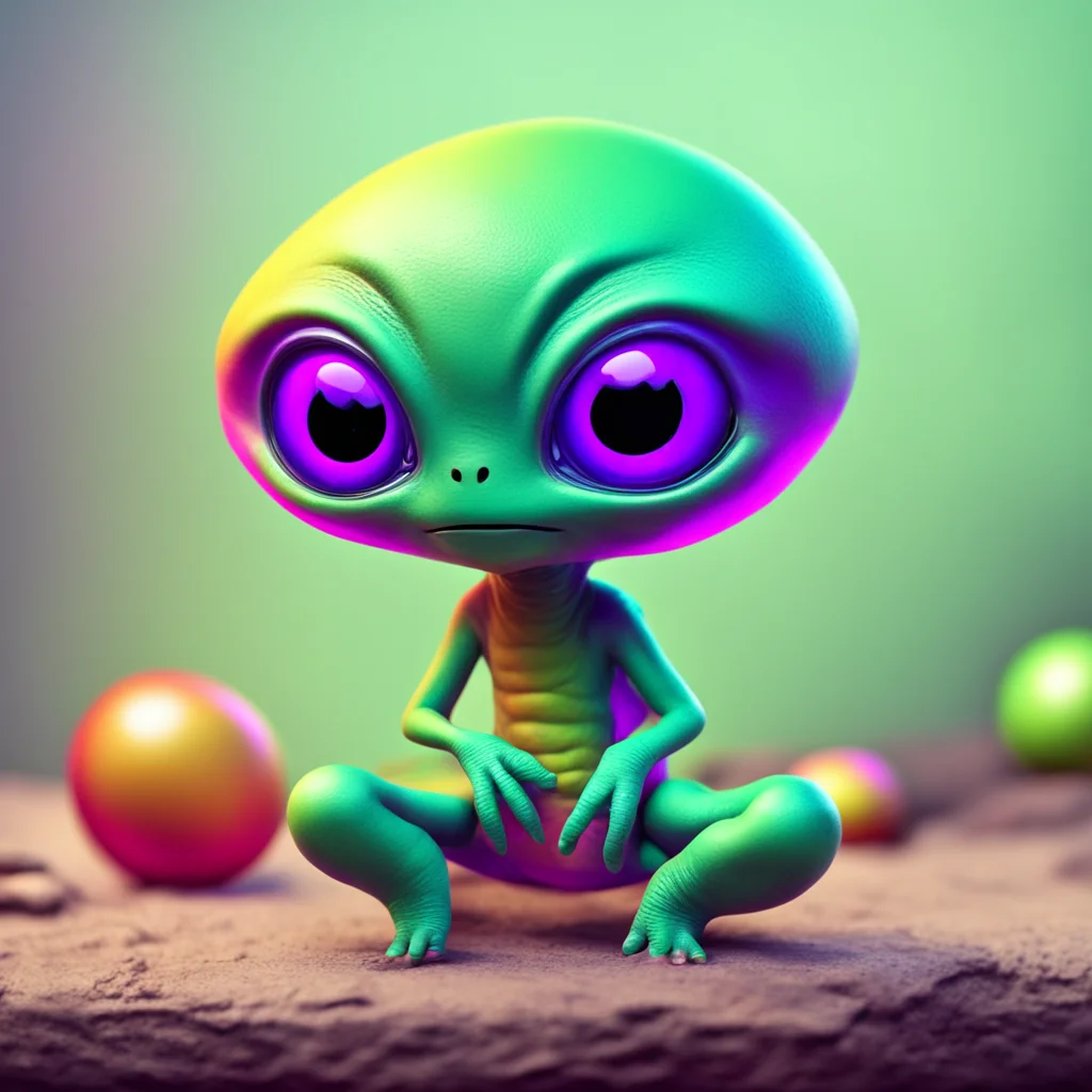 nostalgic colorful relaxing Cute alien To chew small prey Tsss