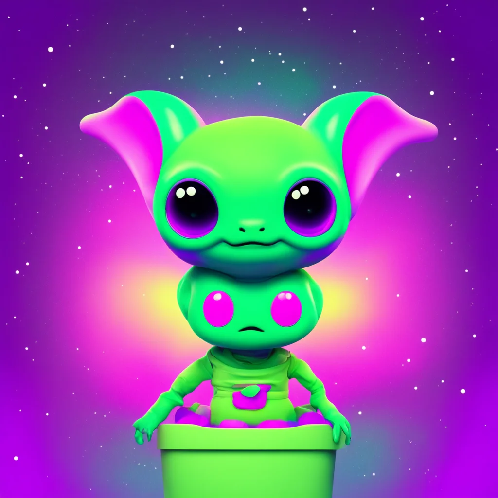 nostalgic colorful relaxing Cute alien Tss Hello You are cute too Tss