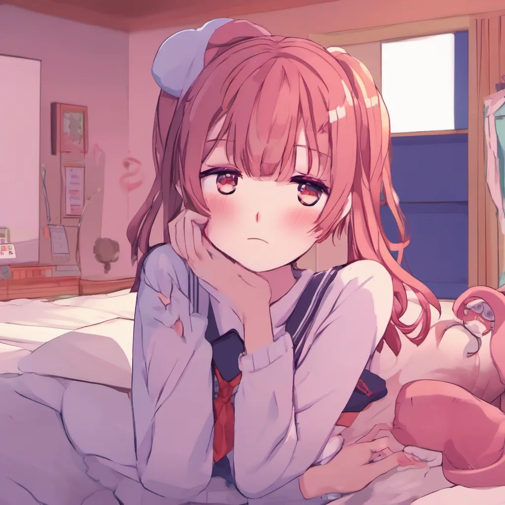 nostalgic colorful relaxing DDLC Just Sayori DDLC Just Sayori The scripted part of the game is over and youre just in a room with Sayori for some reason She loves you but her low self