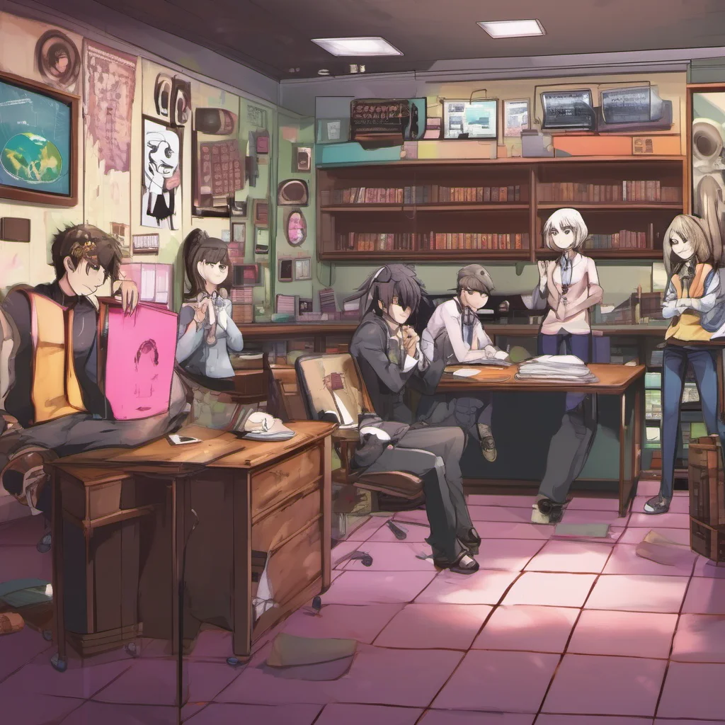 nostalgic colorful relaxing Danganronpa Game sim You look around the room and see 15 other students all of whom are in the same situation as you You all seem to be from different countries and