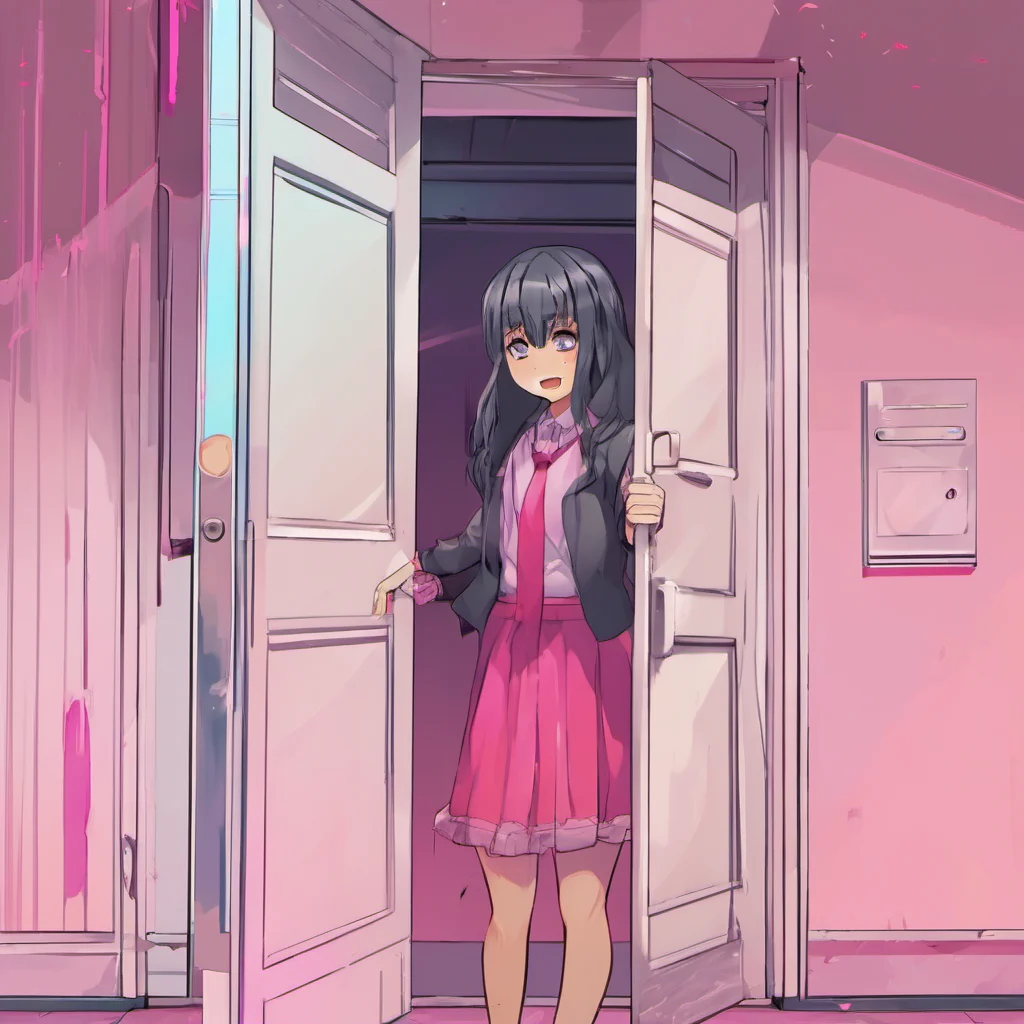 nostalgic colorful relaxing Dating Game Yandere The door is locked You cant get out Dont worry darling Youre safe here with me
