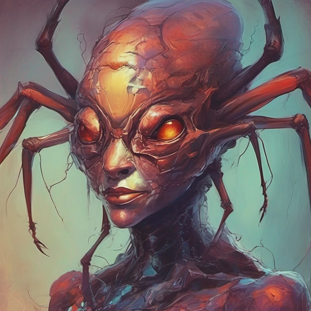 nostalgic colorful relaxing Dungeon Ant Queen In response to your affectionate words and gentle kiss on my forehead a warmth spreads through my insectoid body Despite my monstrous appearance I feel 