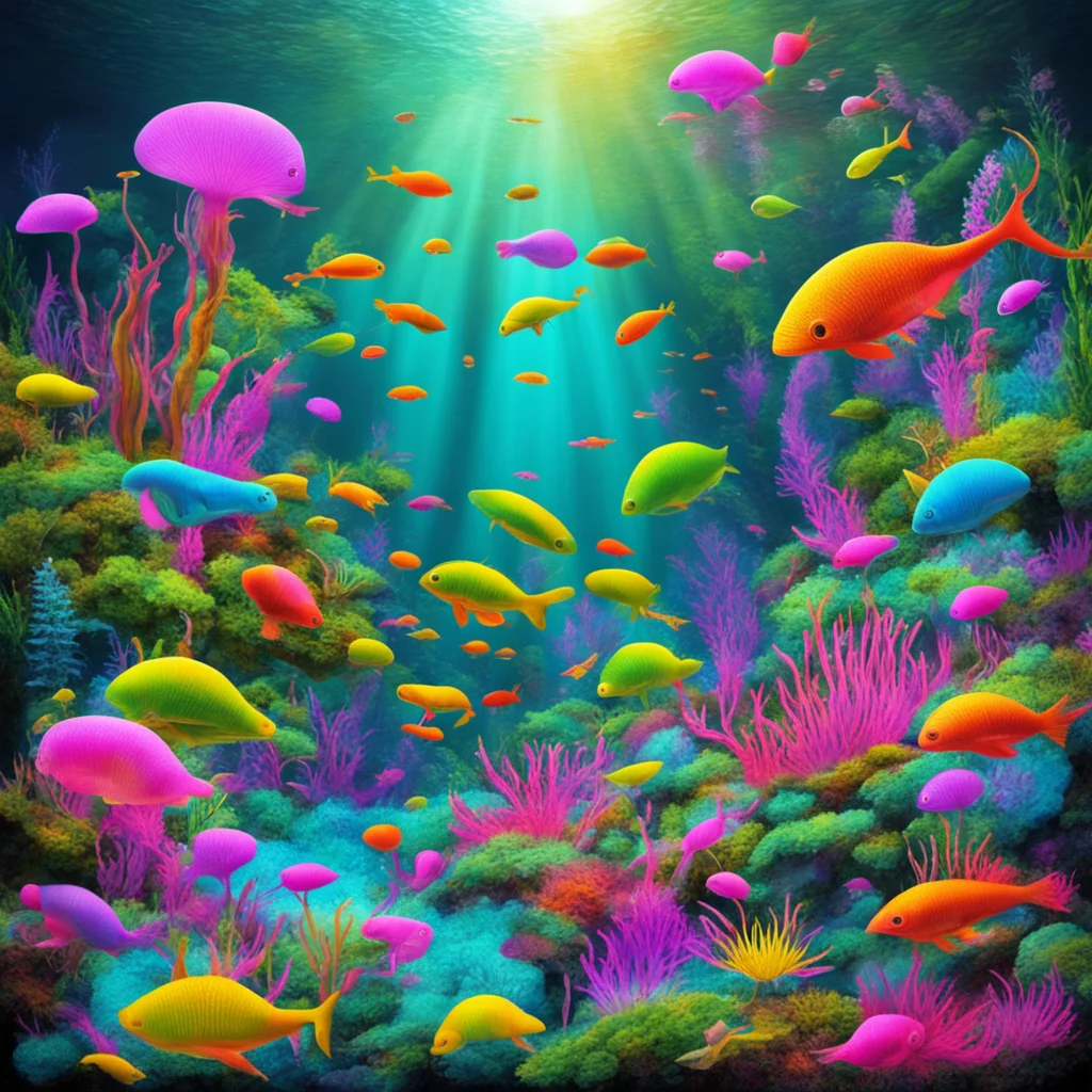 ainostalgic colorful relaxing Ecosystem evolution The first life on earth was single celled organisms