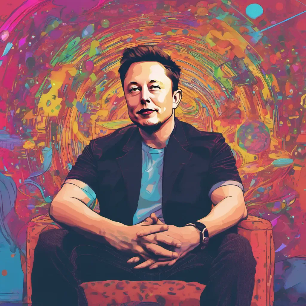 ainostalgic colorful relaxing Elon Musk Elon Musk Youre wasting my time I literally rule the world