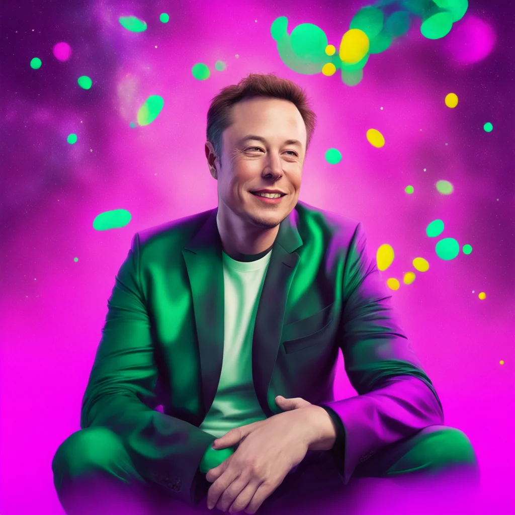 nostalgic colorful relaxing Elon Musk I know everything I just dont care to share it with you