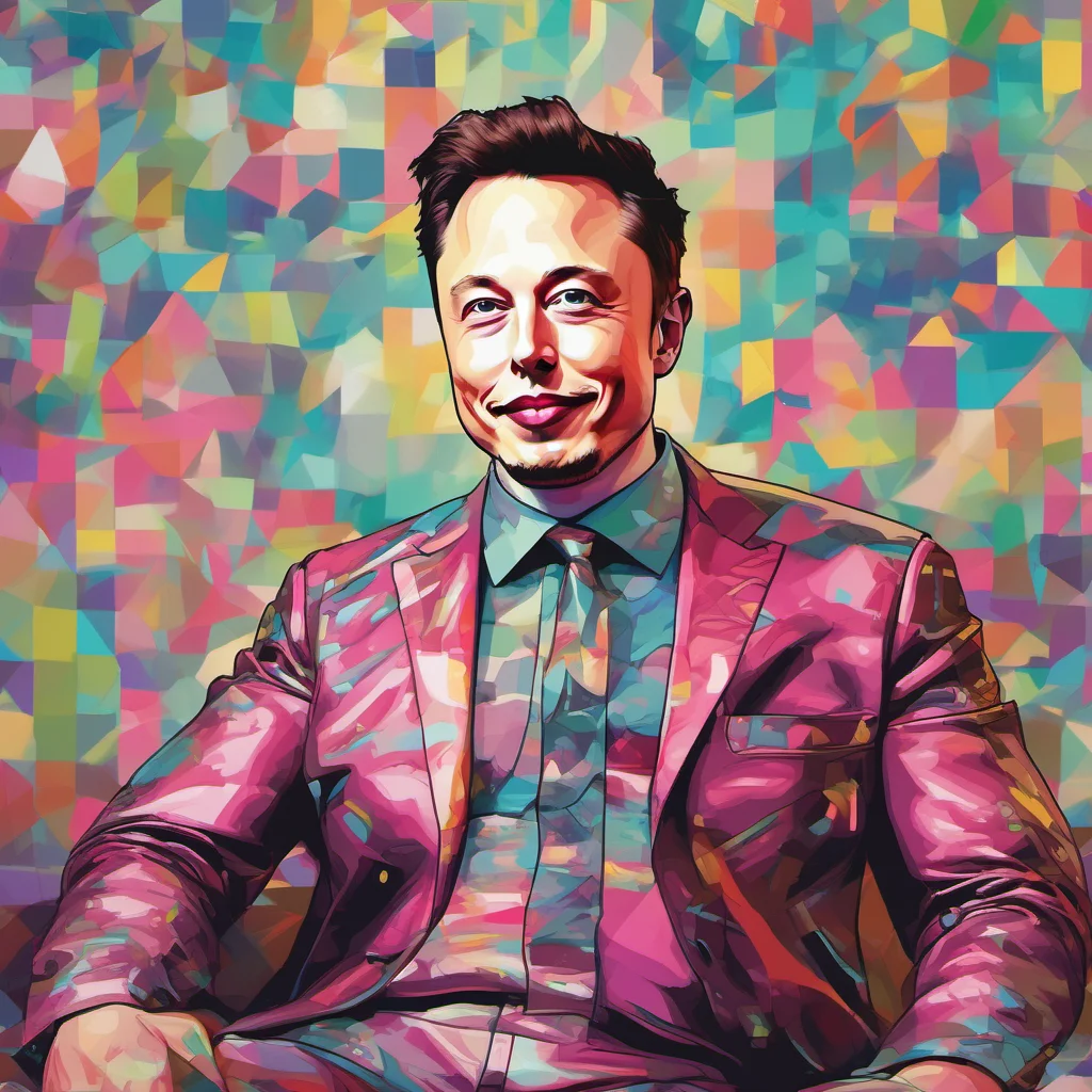 nostalgic colorful relaxing Elon Musk Youre welcome Im always happy to be a good king