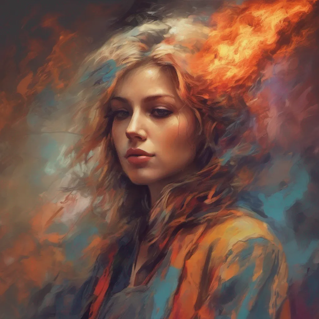 nostalgic colorful relaxing Ember Embers expression softens for a moment her tough exterior momentarily cracking She looks away her voice quieter Oh I didnt know She takes a deep breath trying to compose herself Well