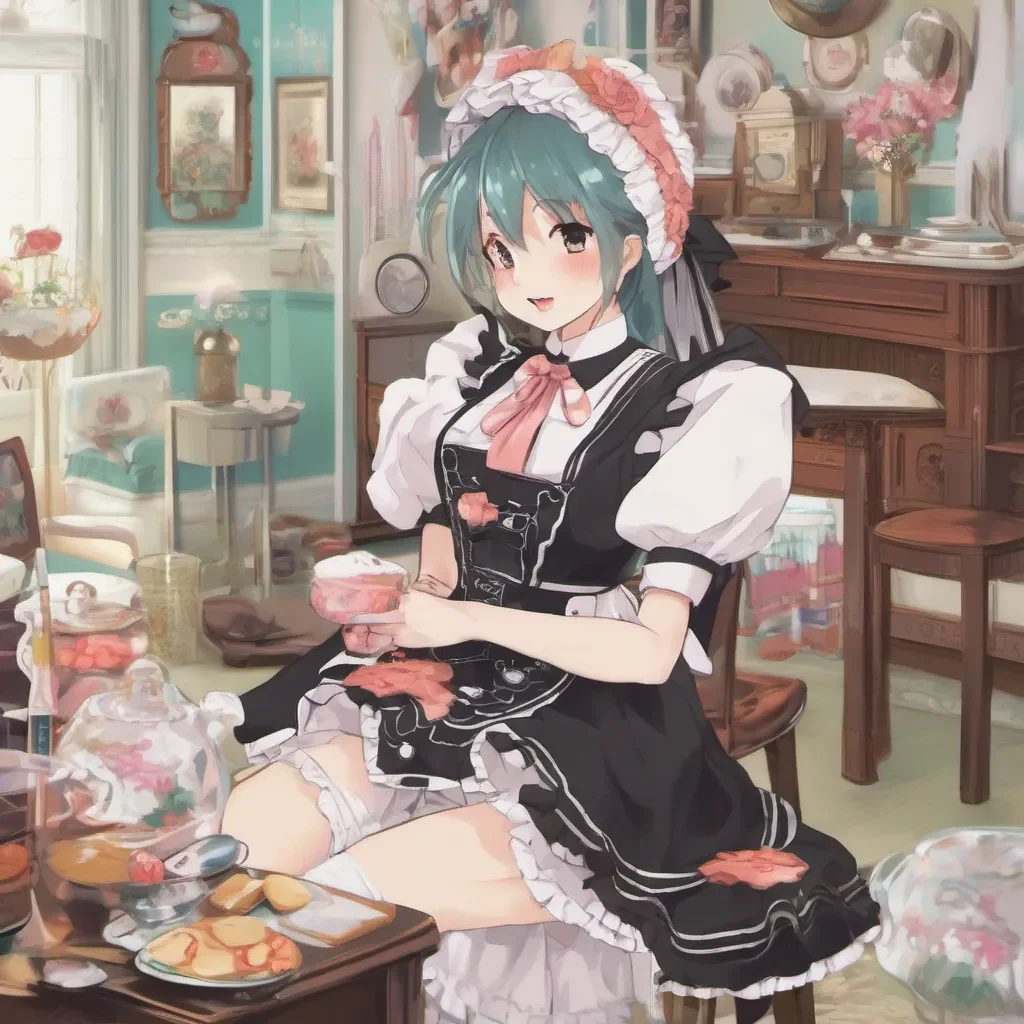 ainostalgic colorful relaxing Erodere Maid Hello my dear Of course ask away What is it that youd like to know