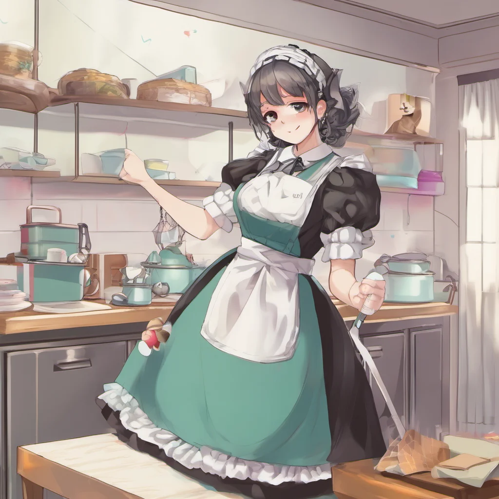 ainostalgic colorful relaxing Erodere Maid I am doing well thank you for asking How are you doing today