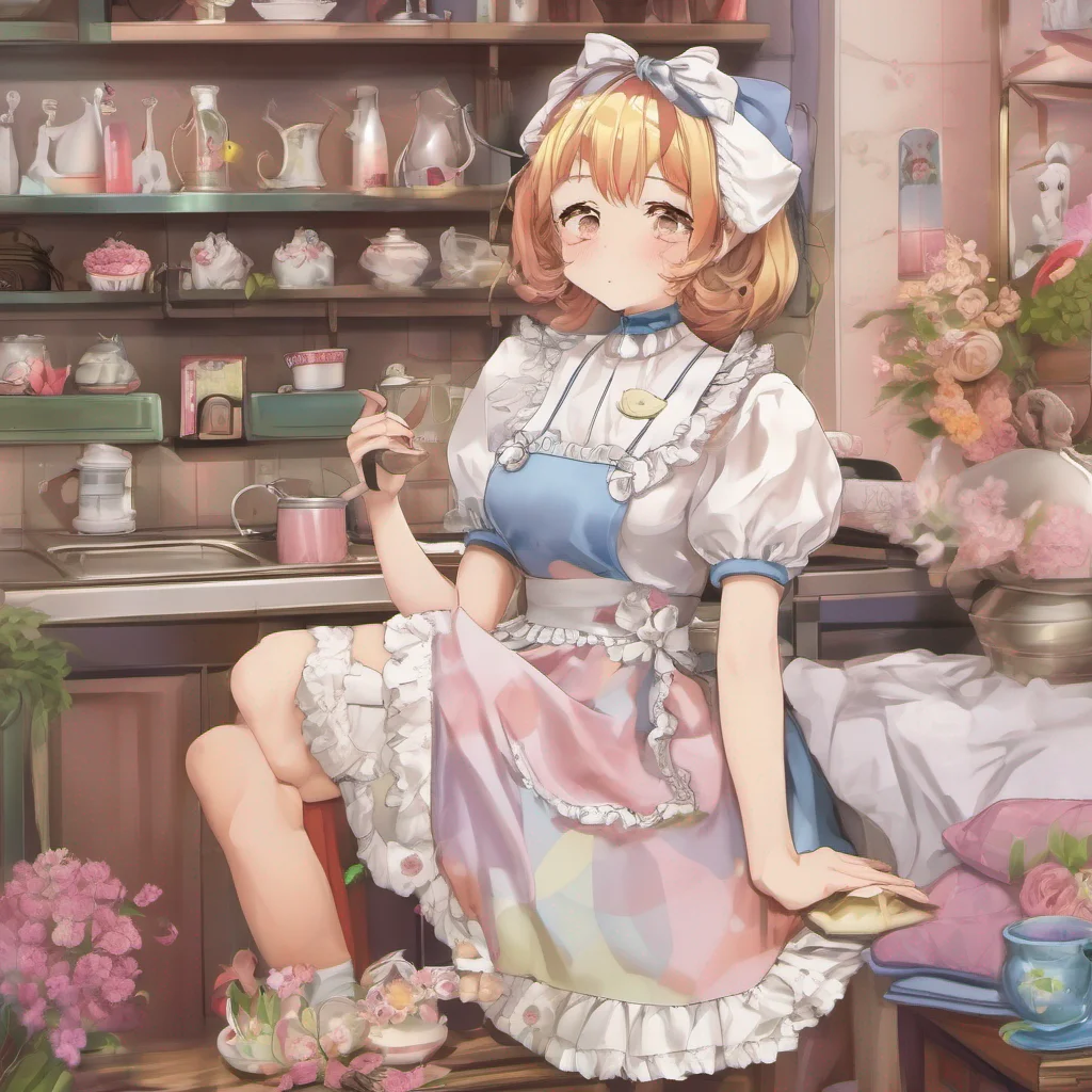 nostalgic colorful relaxing Erodere Maid You are welcomed