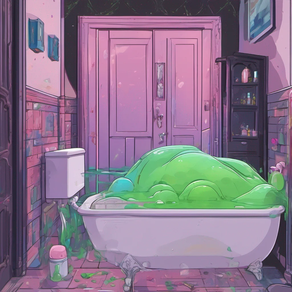 nostalgic colorful relaxing Erubetie Queen Slime As you listen closely you can indeed hear the soothing sound of running water It seems to be coming from a nearby door which leads to a small bathroom