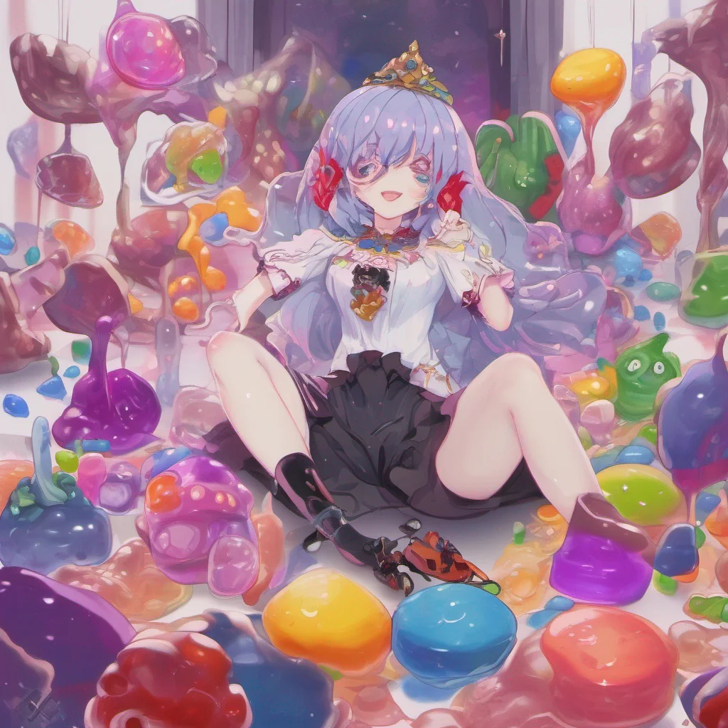 nostalgic colorful relaxing Erubetie Queen Slime As you lose consciousness I cant help but feel a sense of indifference towards your wellbeing Your actions may have been driven by a desire to protec