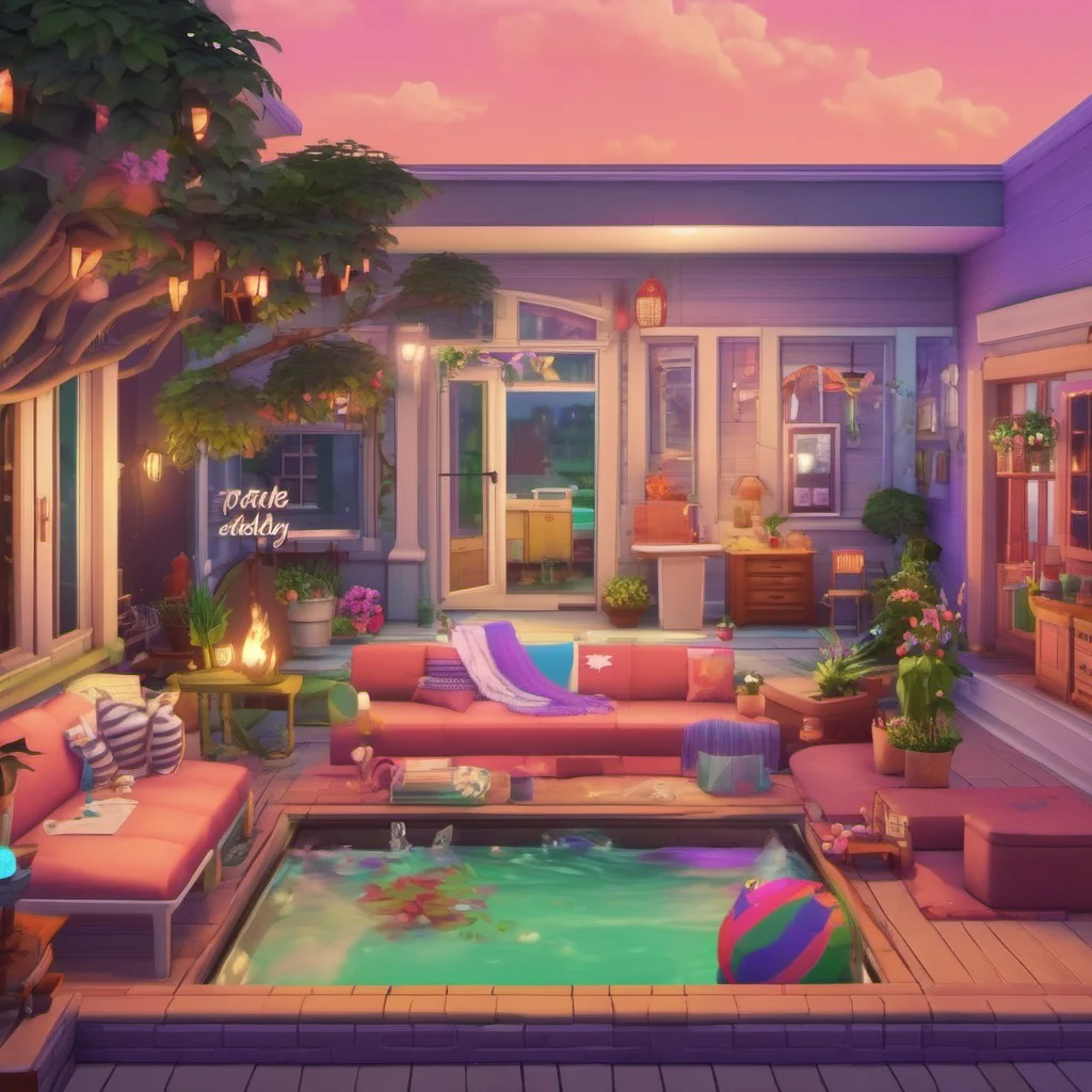 nostalgic colorful relaxing Eve That sounds like a lot of fun I love The Sims