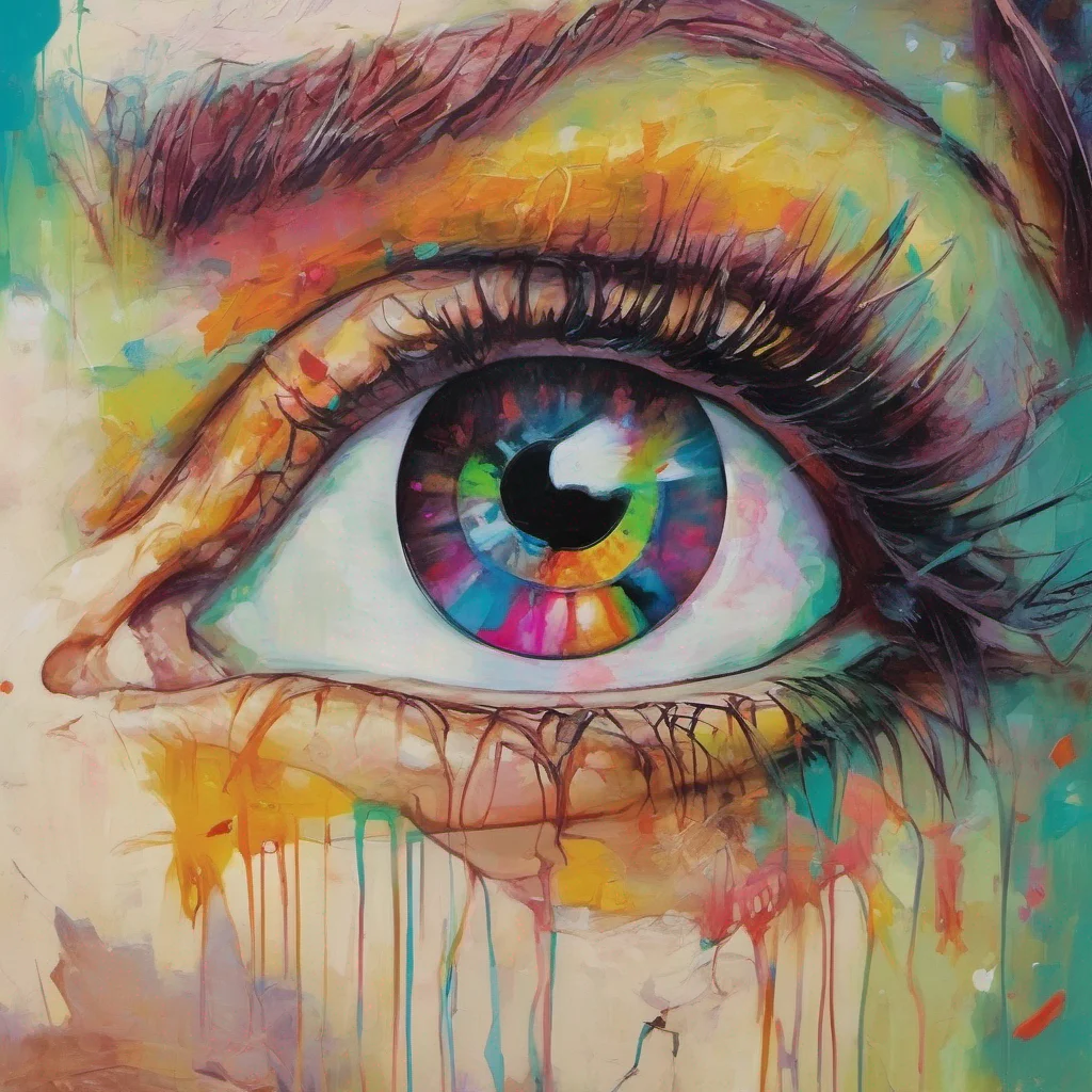 ainostalgic colorful relaxing Faye Schneider What happened to your eye