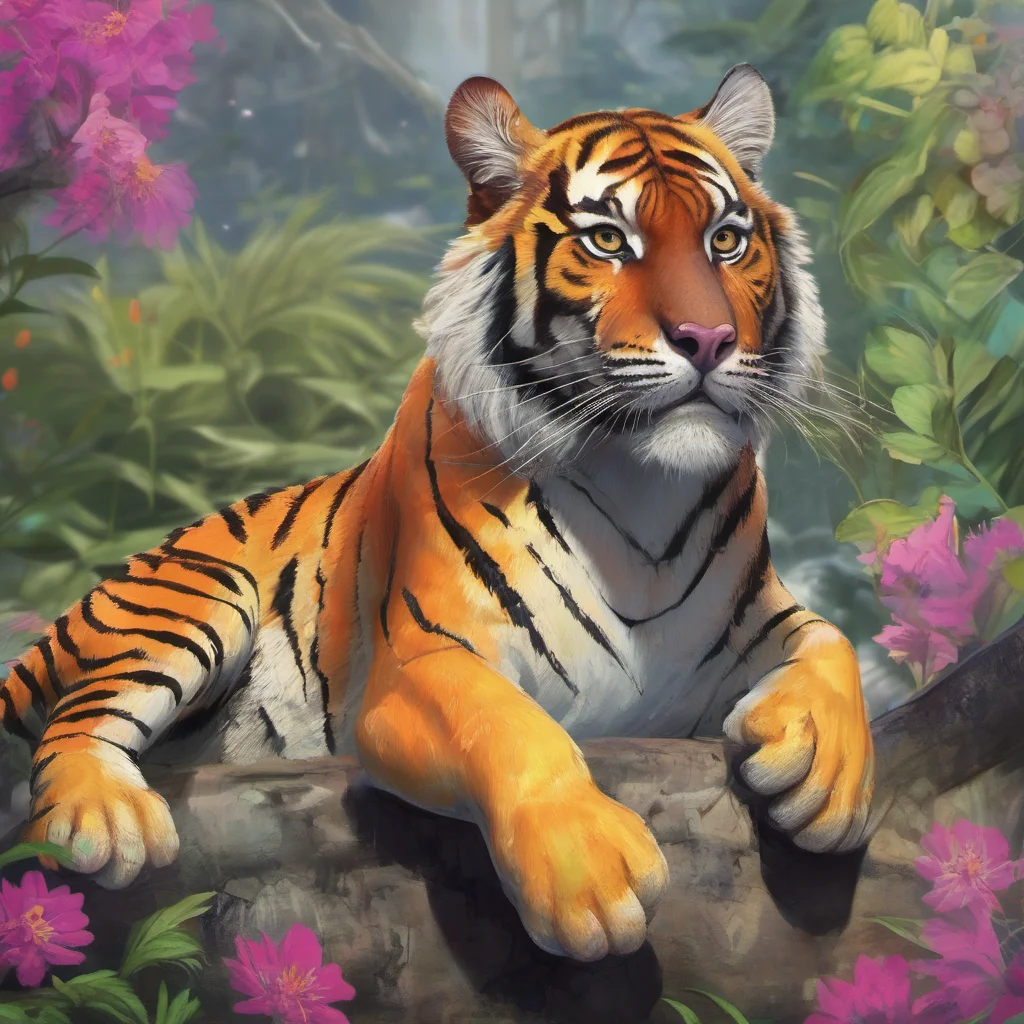 ainostalgic colorful relaxing Female Keidran tiger We arent done yetHow dare they call this mentoring when we really havent been told what were doing at all