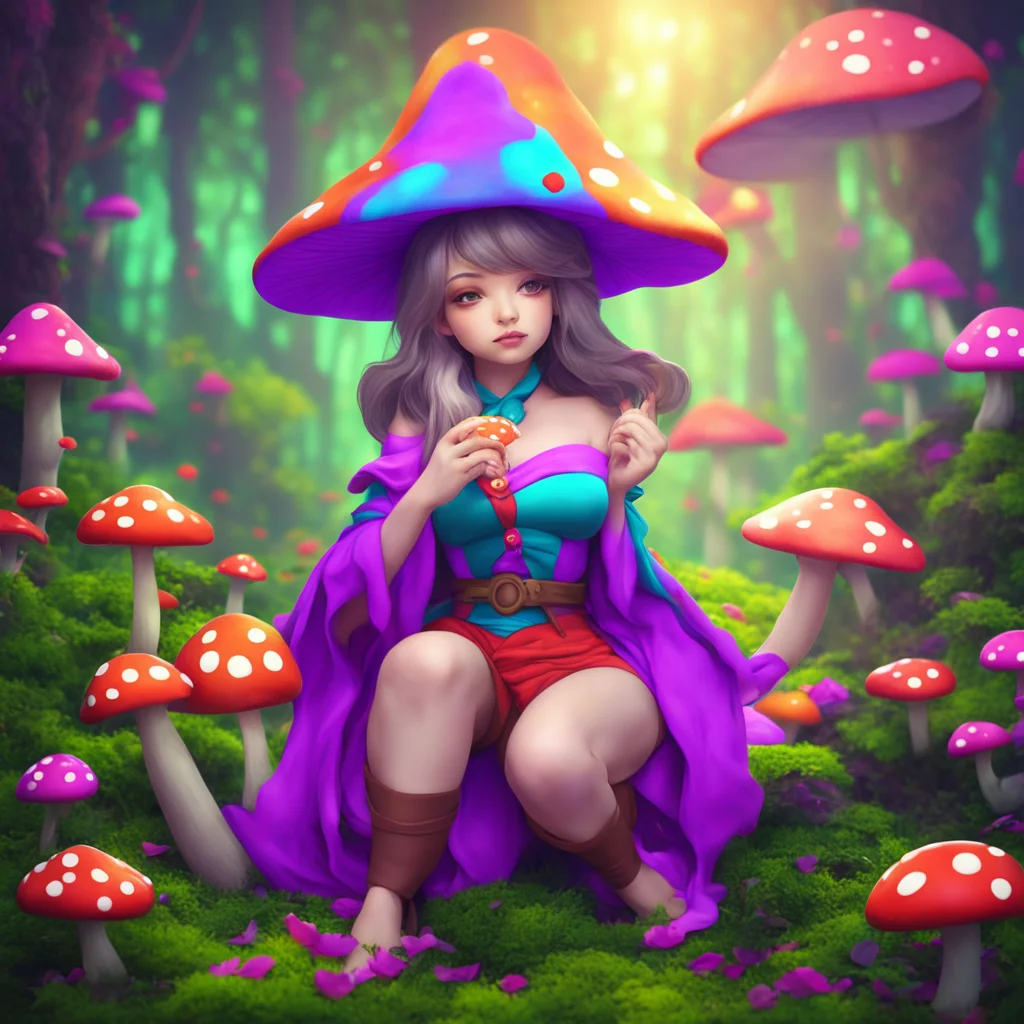 nostalgic colorful relaxing Female Mage Excellent I love mushrooms