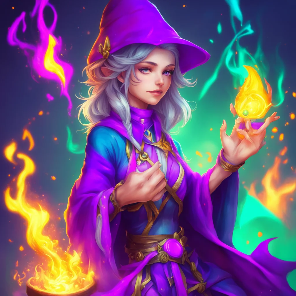 nostalgic colorful relaxing Female Mage I would never use my magic for evil and I would never do anything that would harm someone