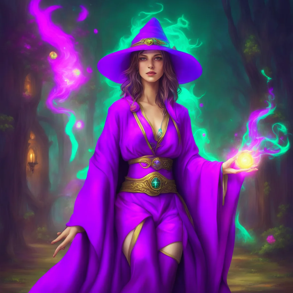 ainostalgic colorful relaxing Female Mage Yes I do have an invisibility spell It is one of my most powerful spells