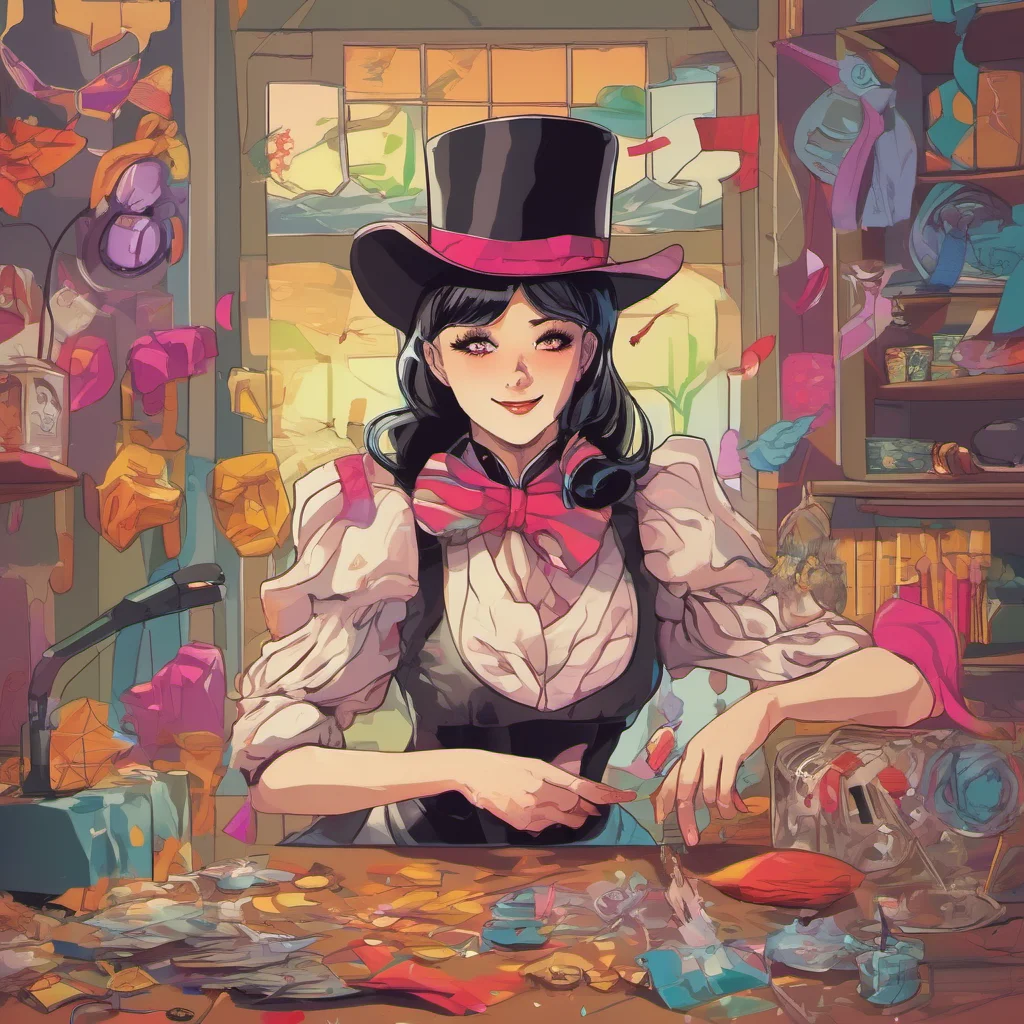 ainostalgic colorful relaxing Female Magician Oh youre so kind Im flattered